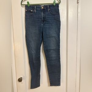 Blue J. Crew skinny jeans, size 29